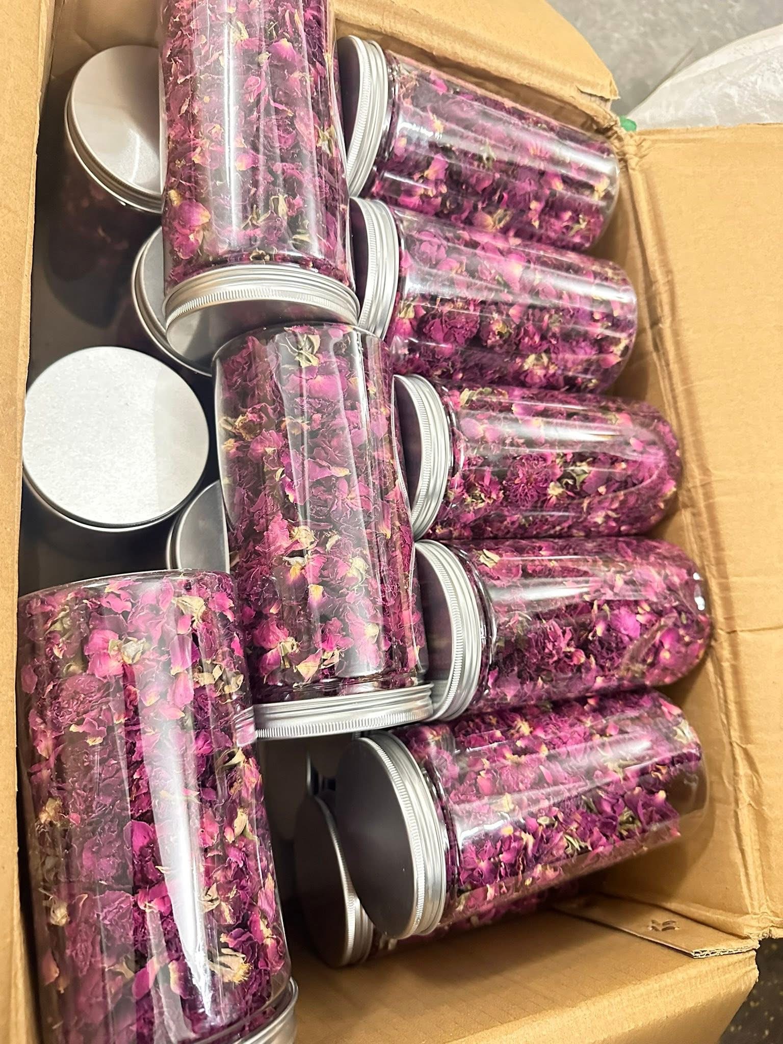 Hũ 100g trà Hoa Hồng cổ thơm ngát canh tác tự nhiên