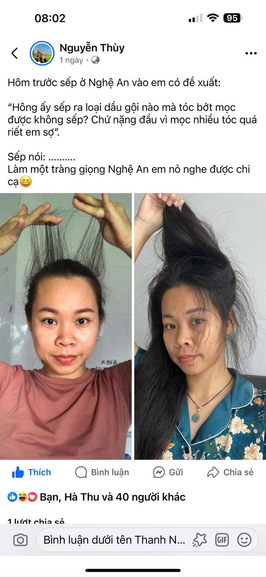 Gội Hà thủ ô Bưởi Gừng Thảo Mộc Kim Nhan