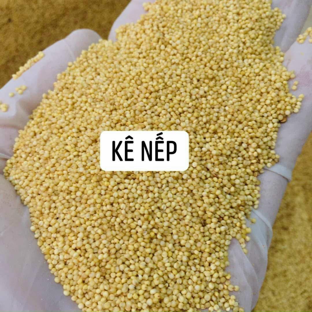 1kg Hạt kê nếp vàng hữu cơ (đã bóc vỏ)