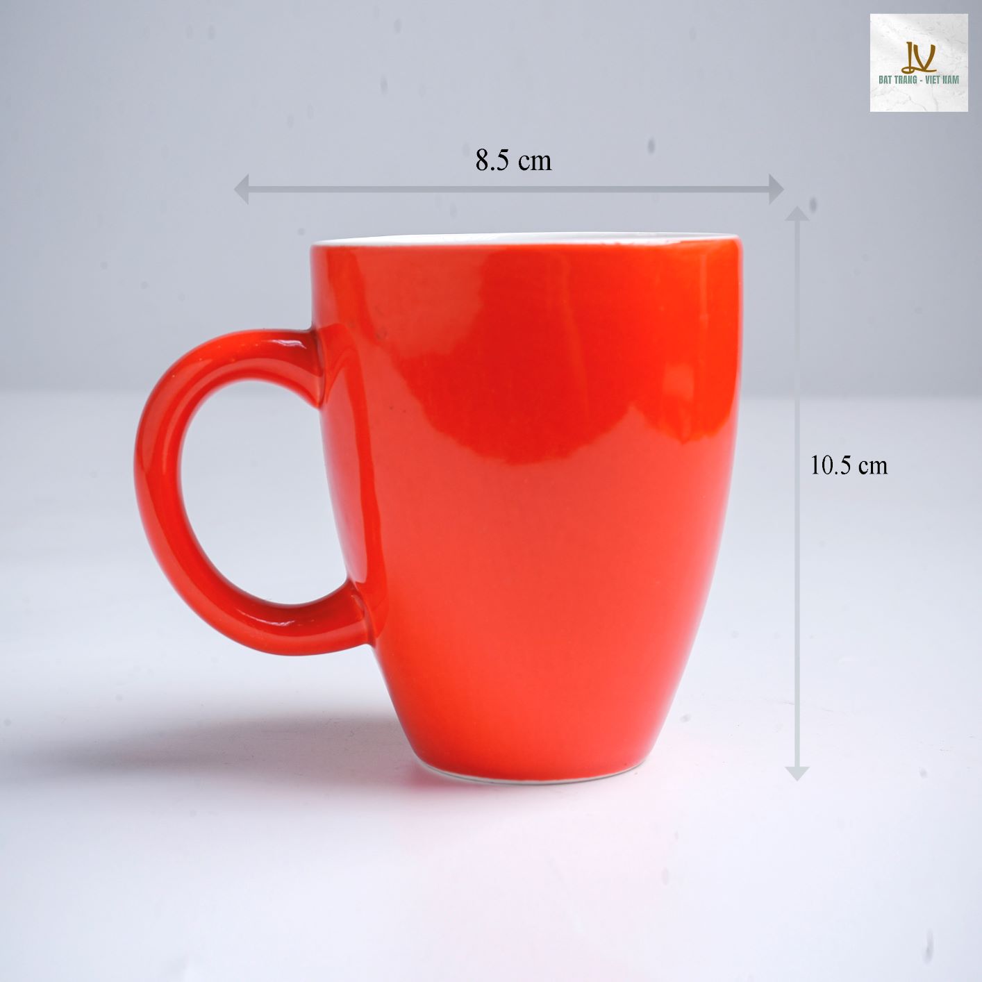 Cốc lotte quai C D8.5H10.5 cm