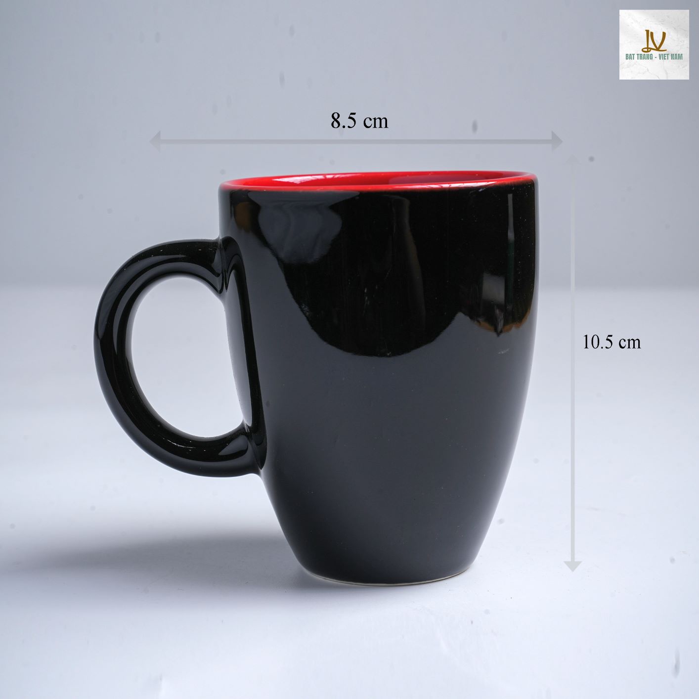 Cốc lotte quai C D8.5H10.5 cm