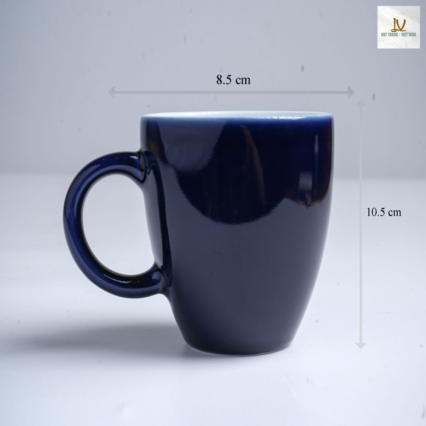 Cốc lotte quai C D8.5H10.5 cm