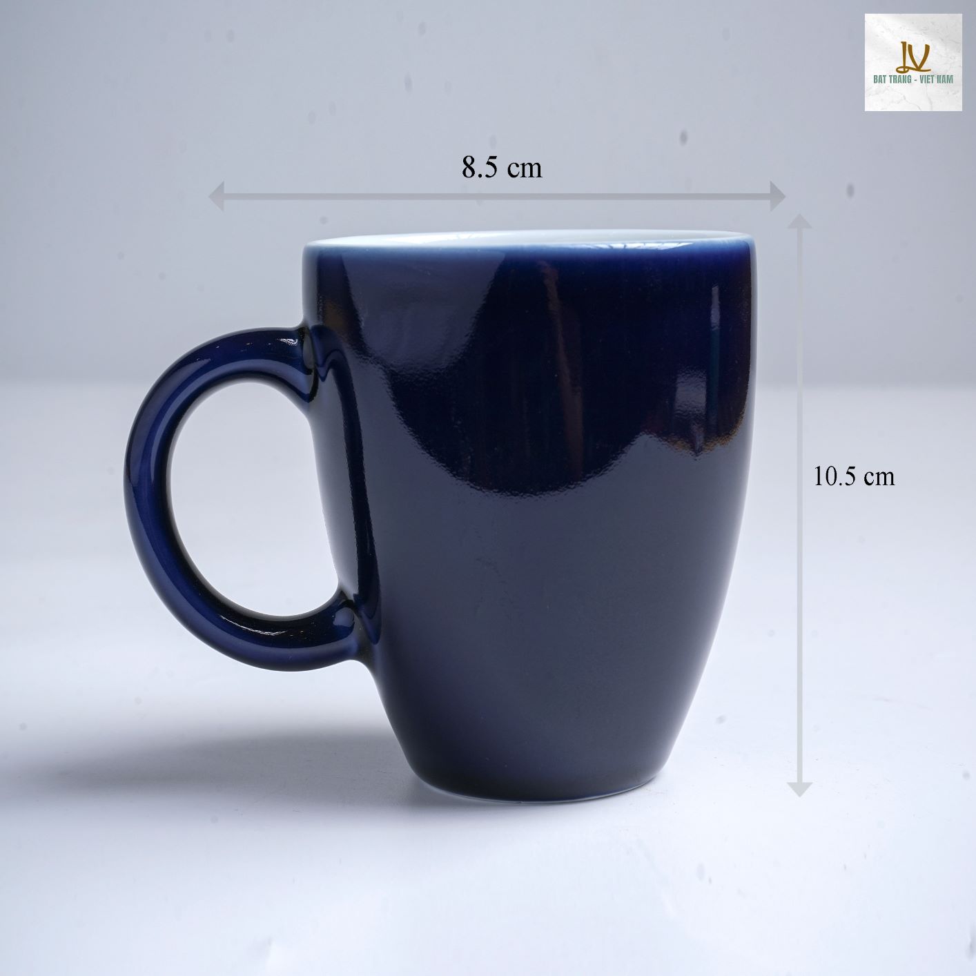 Cốc lotte quai C D8.5H10.5 cm