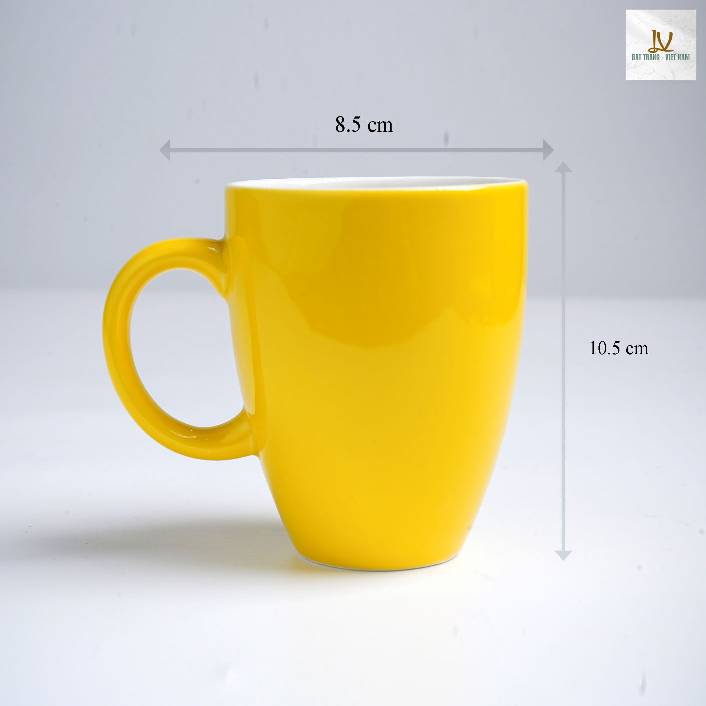 Cốc lotte quai C D8.5H10.5 cm