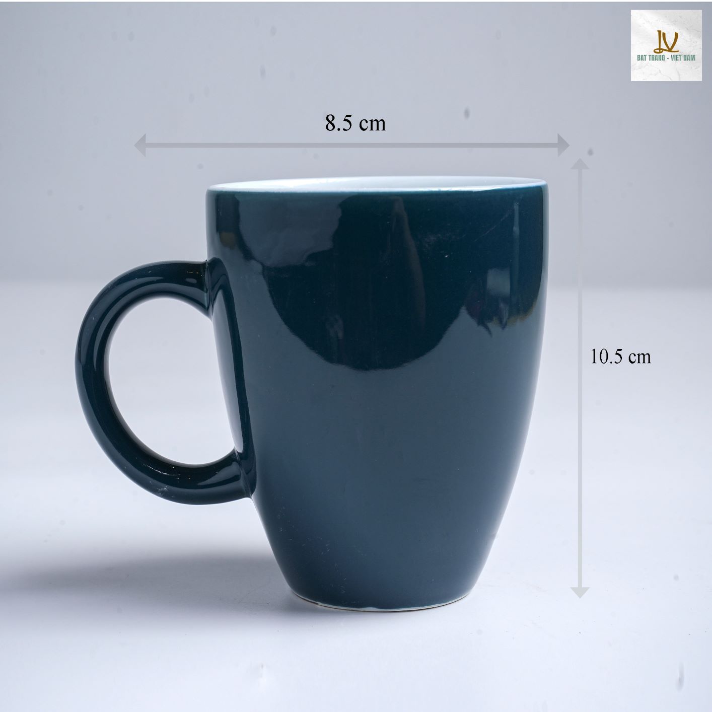 Cốc lotte quai C D8.5H10.5 cm