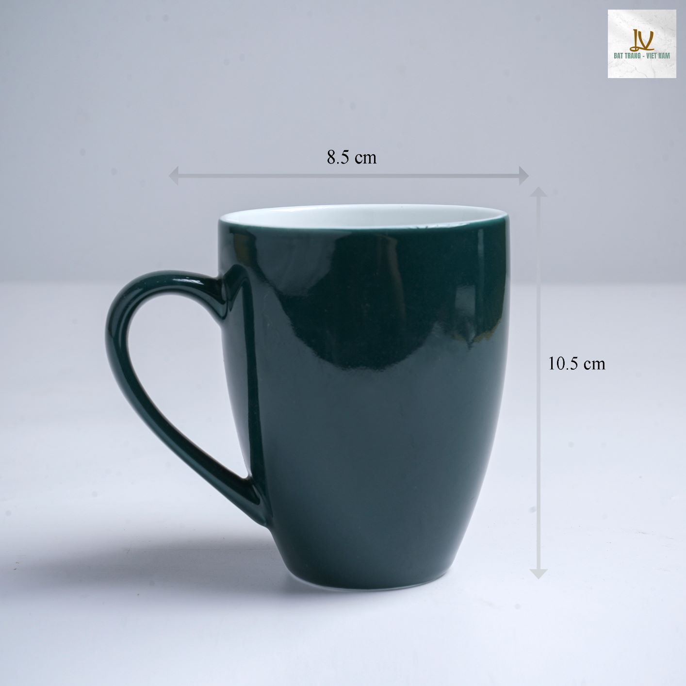 Cốc lotte quai điệu D8.5H10.5 cm