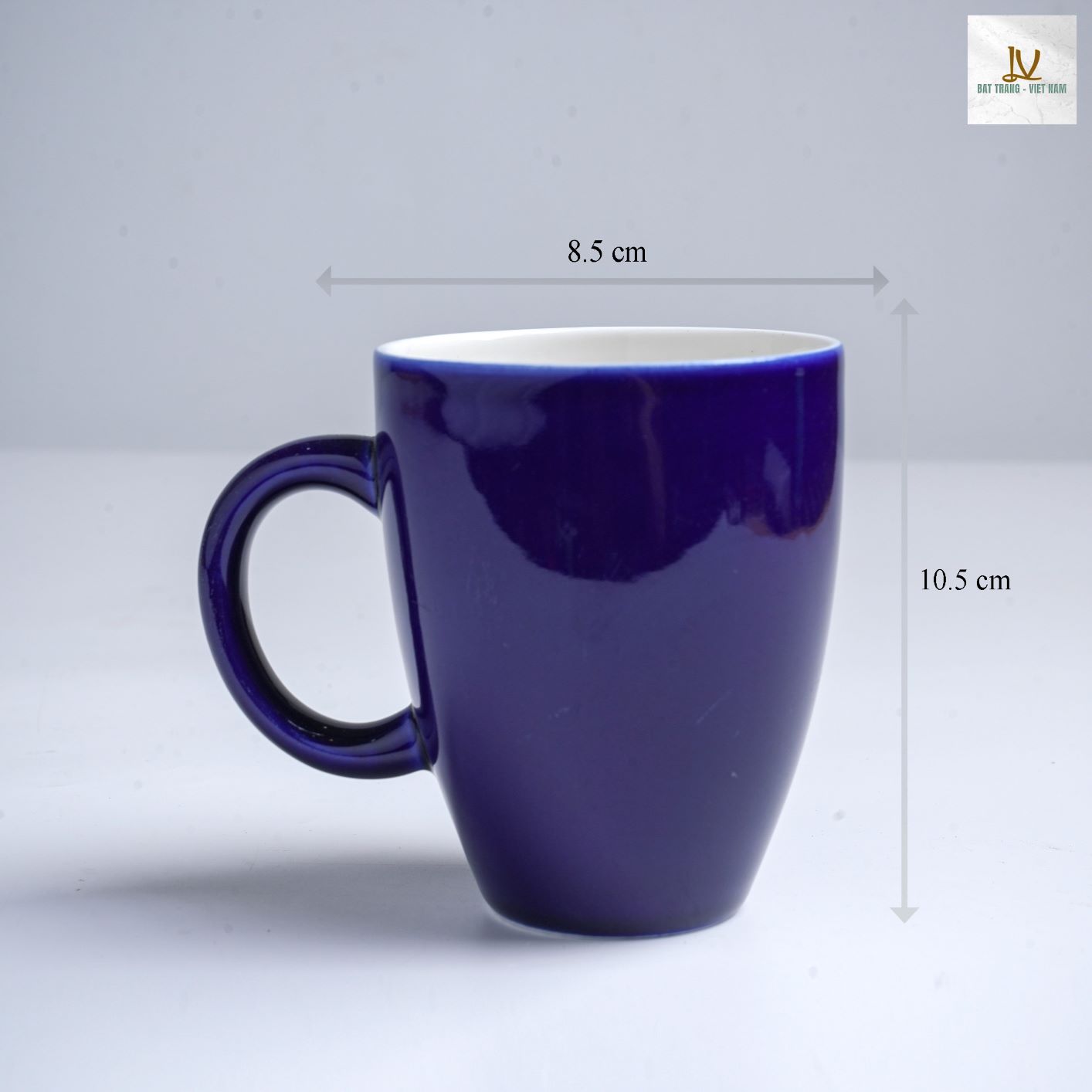Cốc lotte quai C D8.5H10.5 cm
