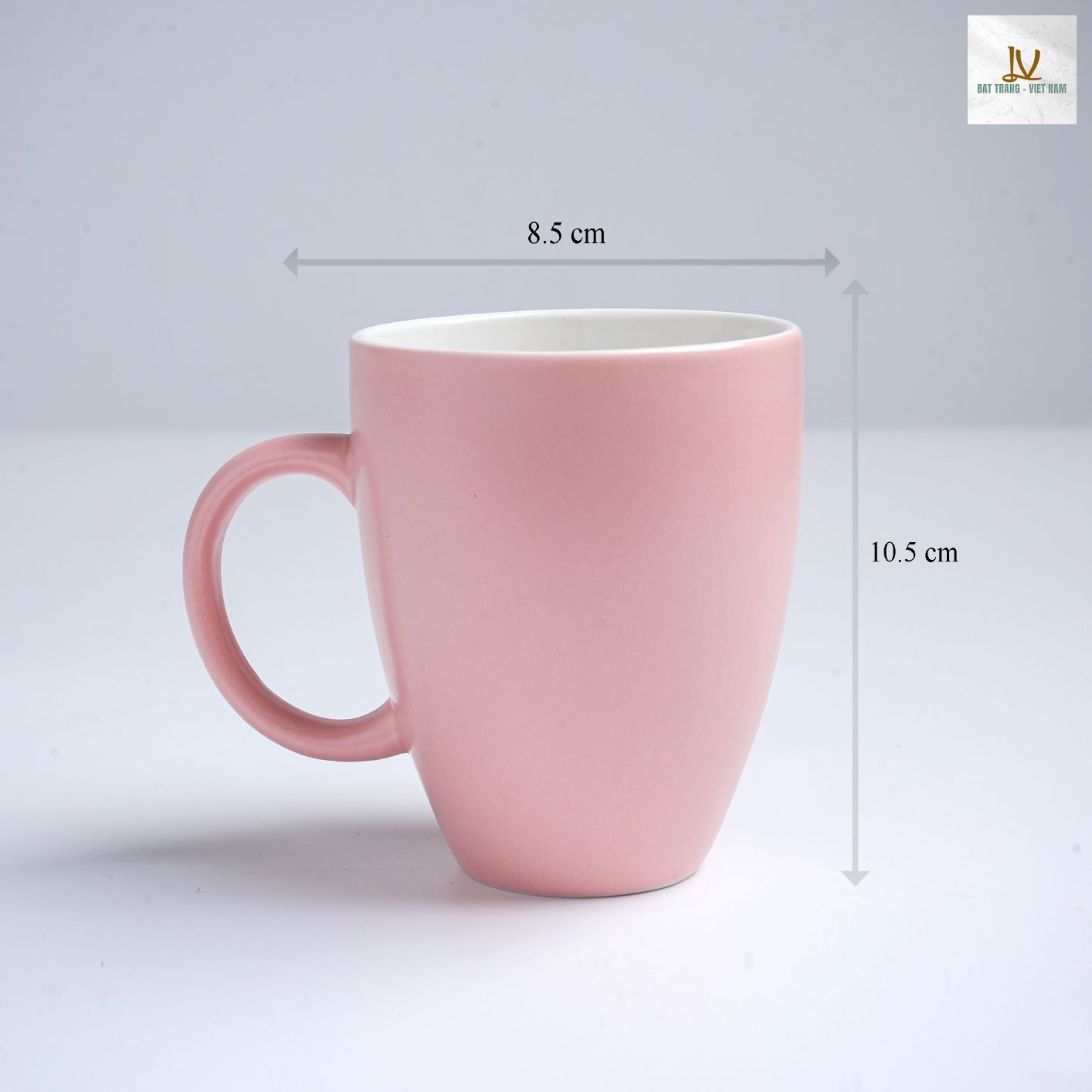 Cốc lotte quai C D8.5H10.5 cm
