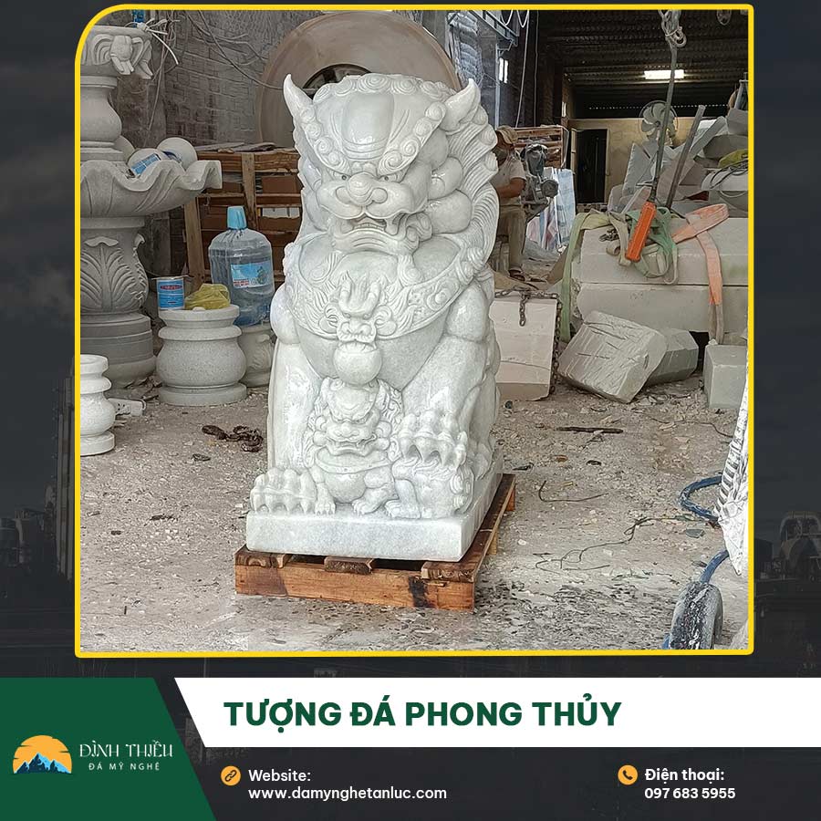 Tượng Đá Phong Thủy – Giải Pháp Tăng Vượng Khí Và Tạo Điểm Nhấn Cho Không Gian