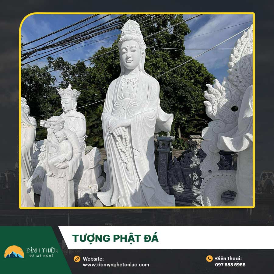 Tượng phật đá – Vẻ đẹp tâm linh bền vững theo thời gian