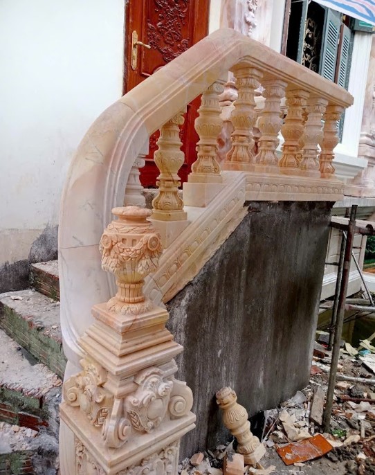 Trụ lan can đá mỹ nghệ