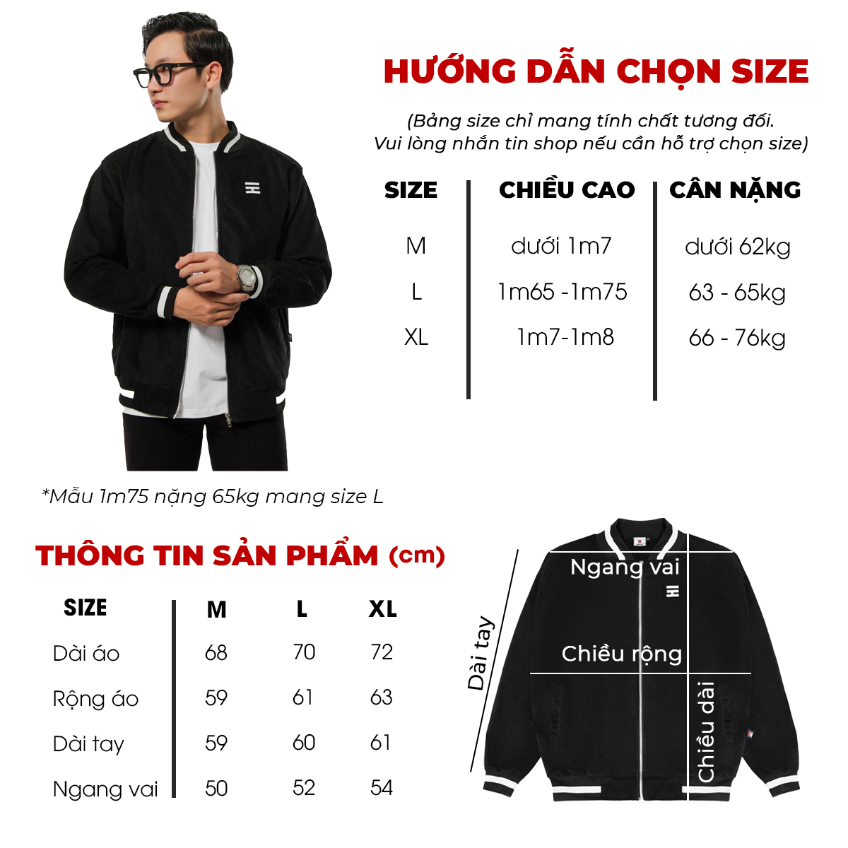 H05-AK6 Áo khoác bomber nỉ nhung HI