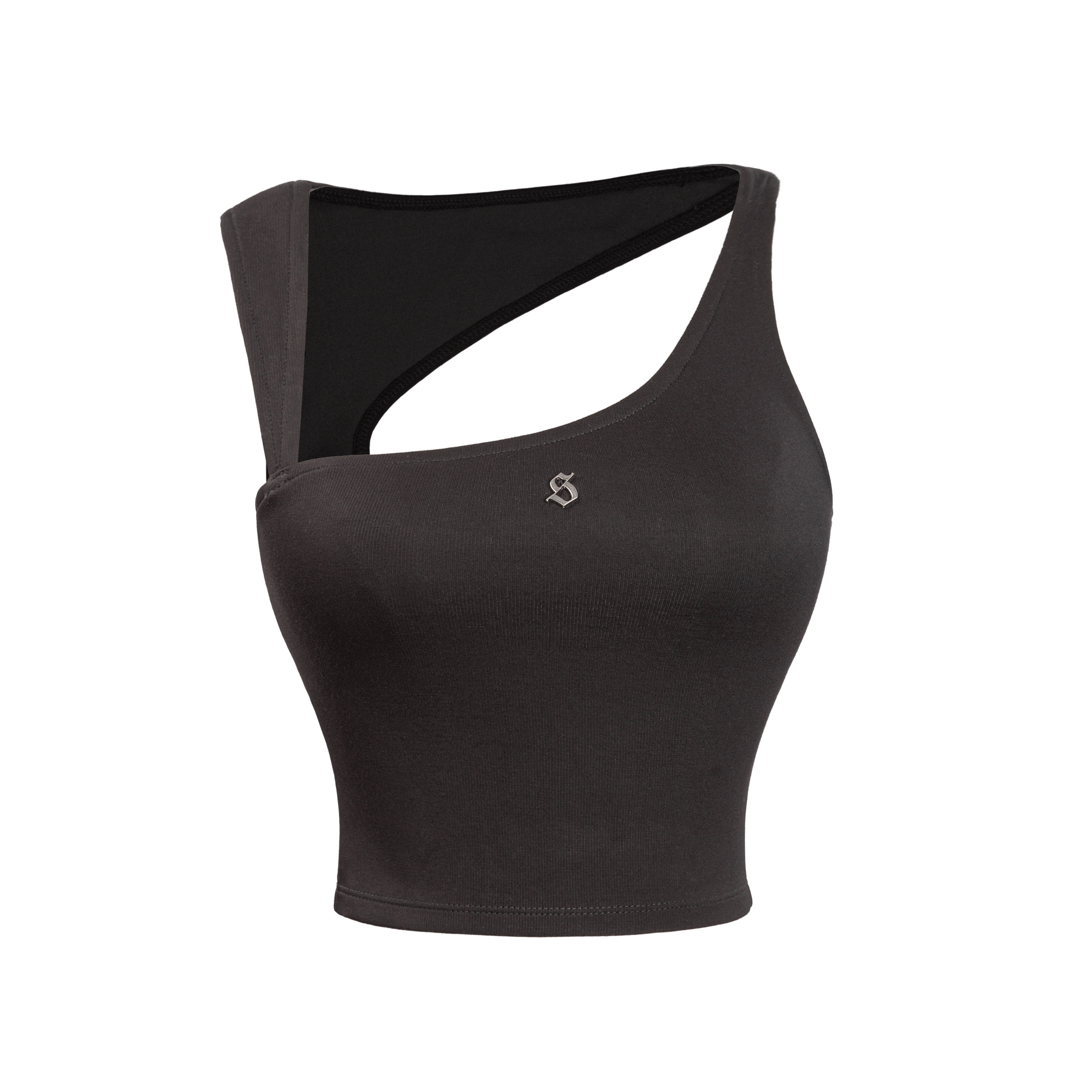 SISTERS Áo croptop cổ cách điệu Phoenix