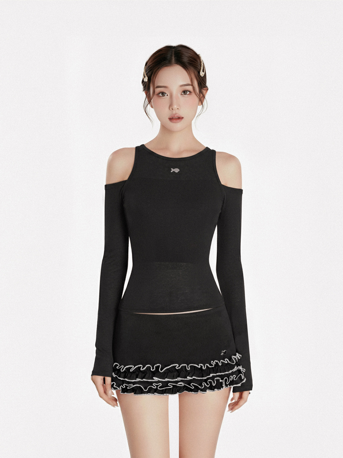 DKMV Starlet Top - Đen