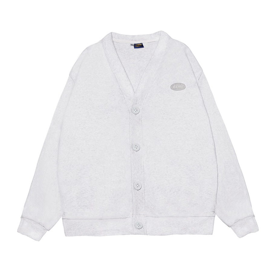 K09-AK2 DKMV Rib Cardigan-Xám