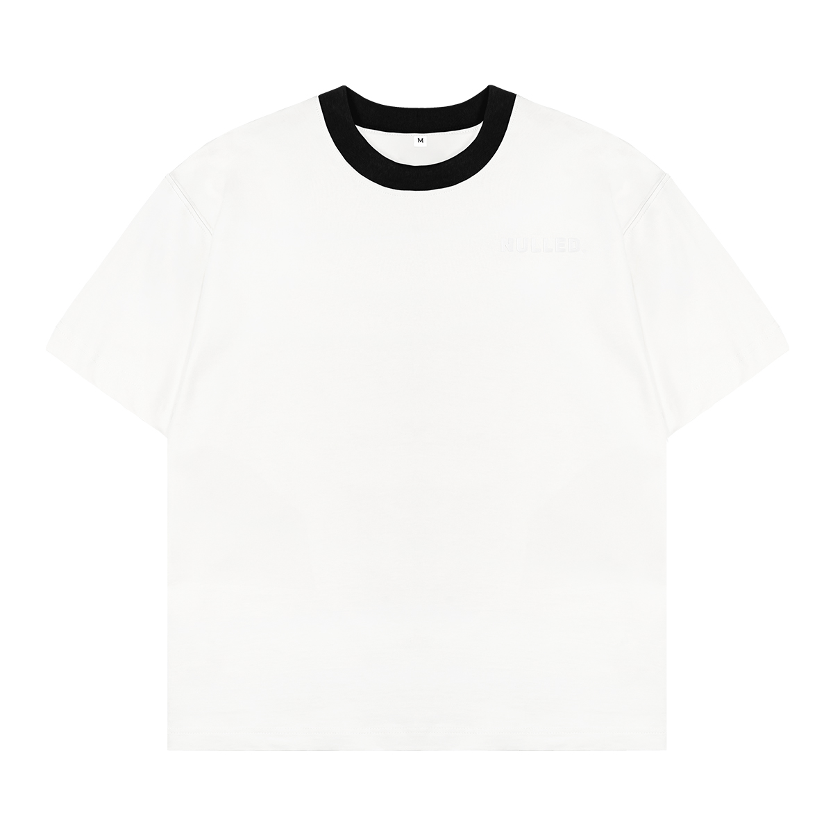 Áo thun trắng phối cổ NULLED Tee N-T25-TVD