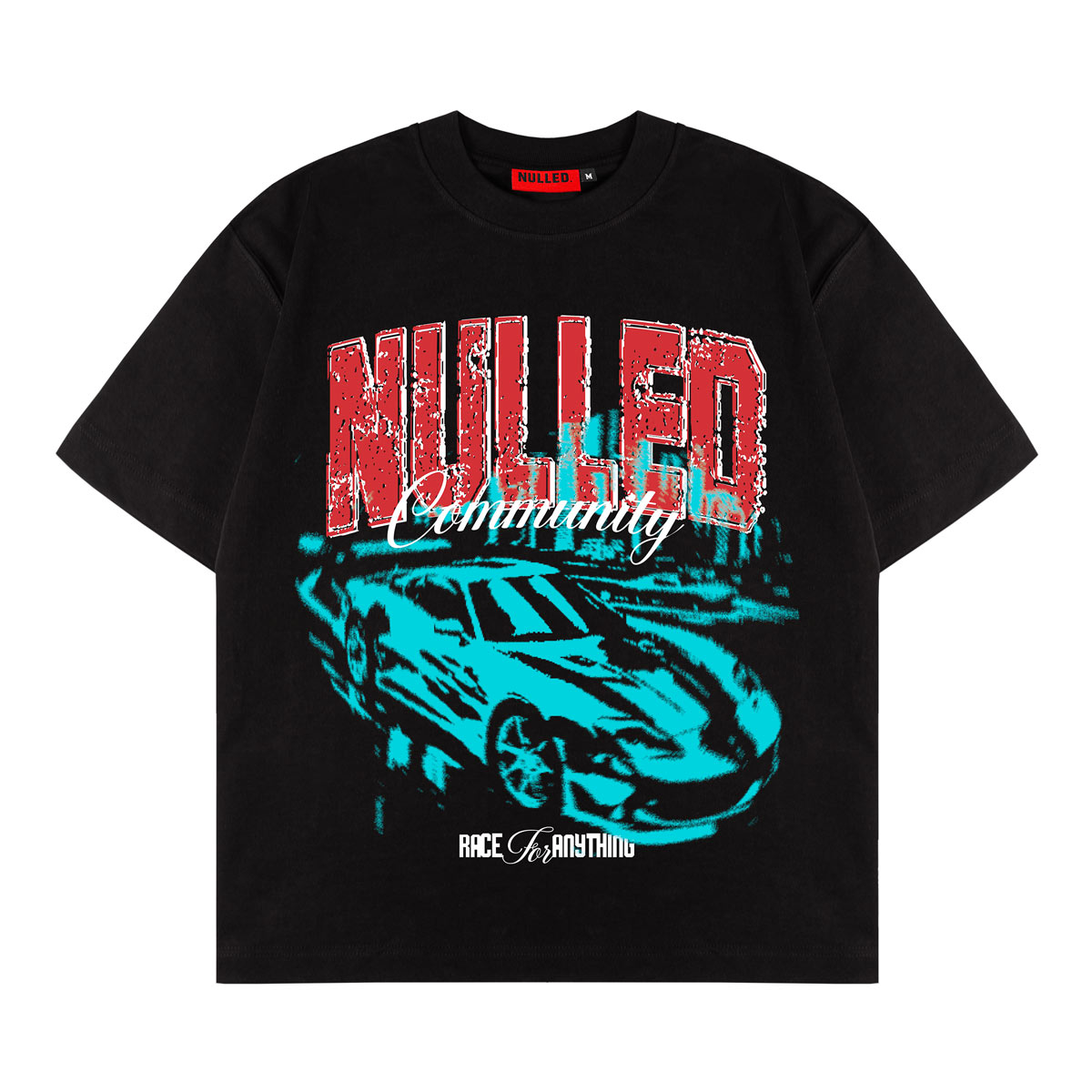 Áo thun đen in hình Community Tee N-T8