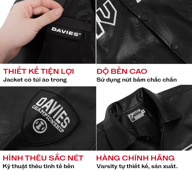 DSW Varsity Leather Jacket