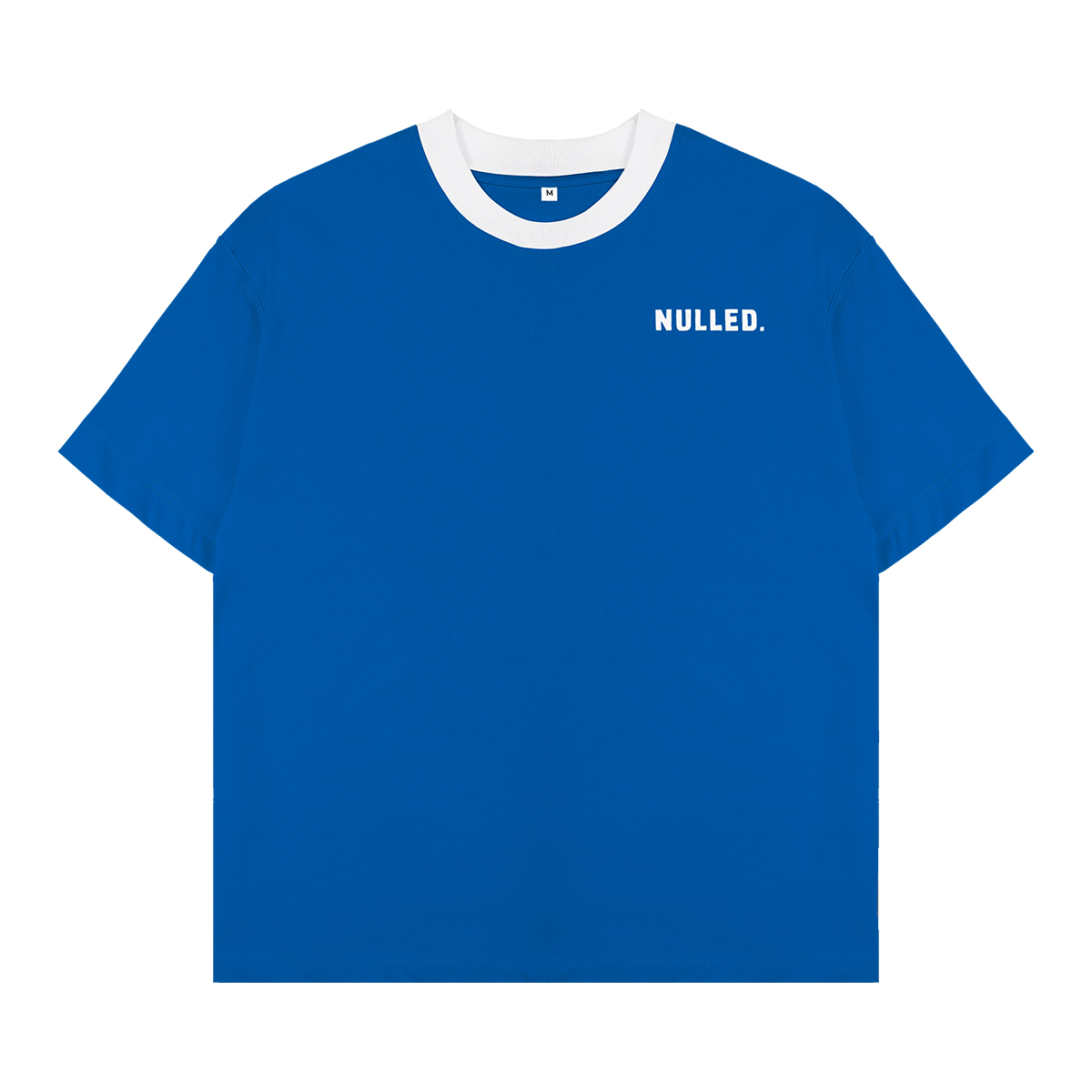 Áo thun xanh dương phối cổ NULLED Tee N-T25-XAVT