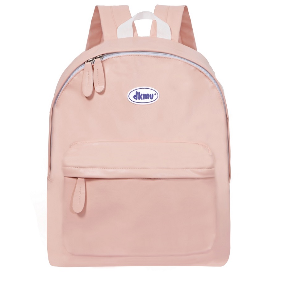 K-P18 Basic Leather Backpack-Hồng