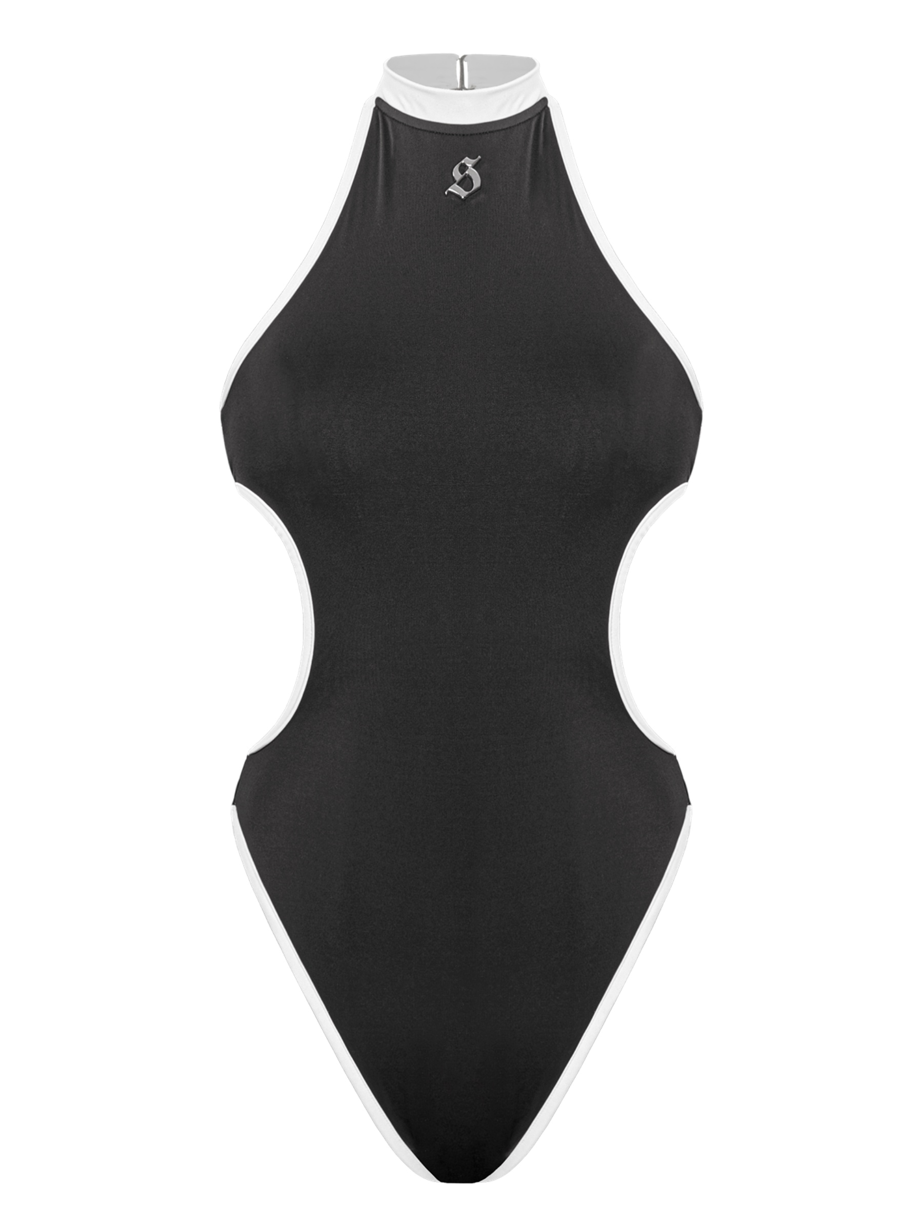 SISTERS Swimsuit cổ yếm cut-out Oretta - Đen