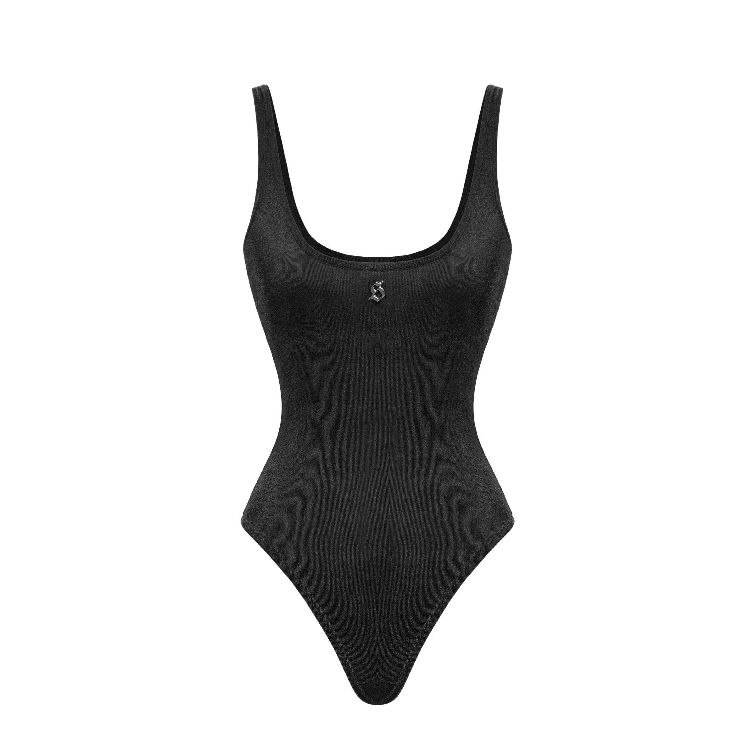 SISTERS Bodysuit hai dây xuyên thấu Velvet