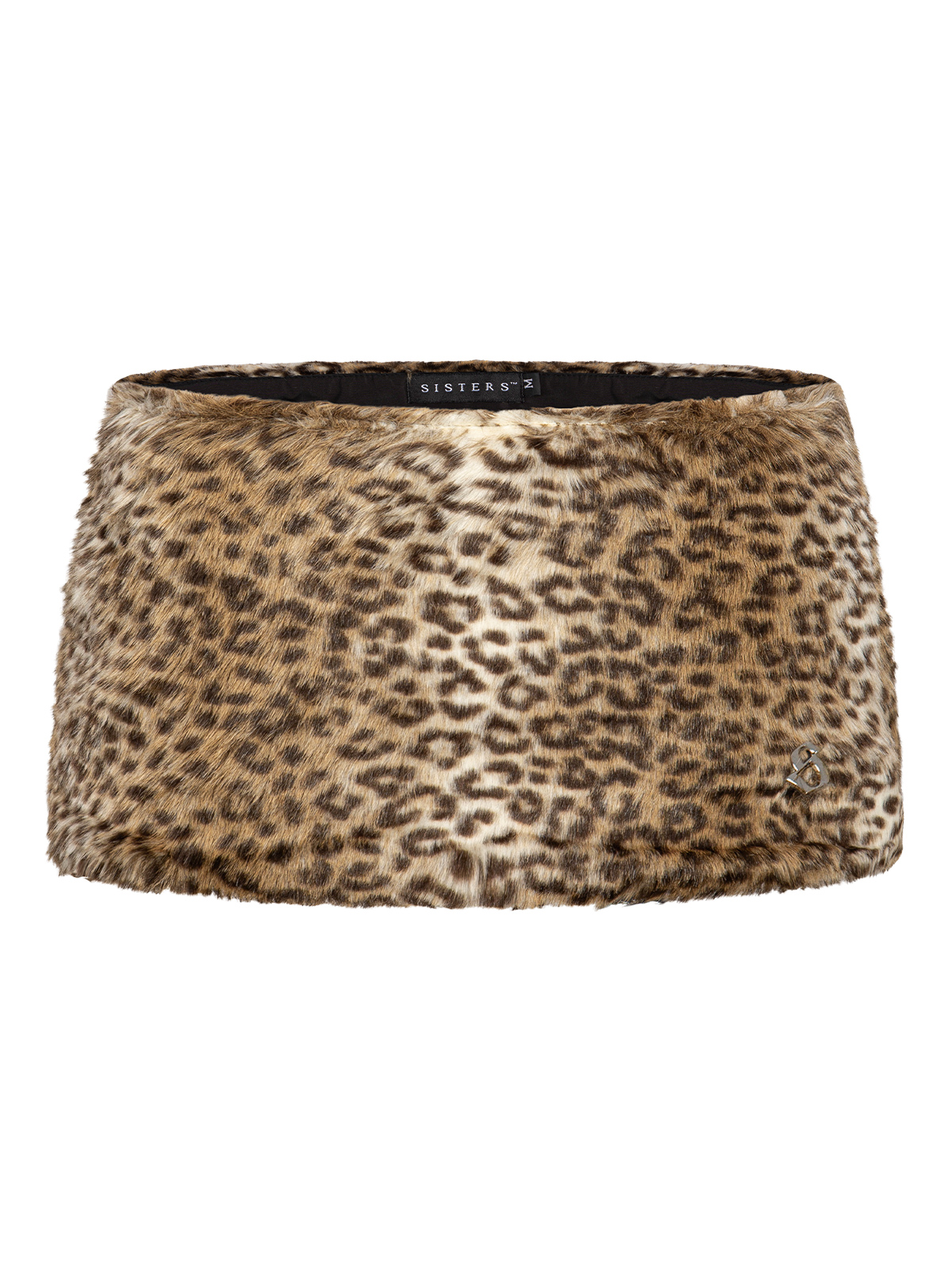 SISTERS Chân váy lông Hattie - Da beo