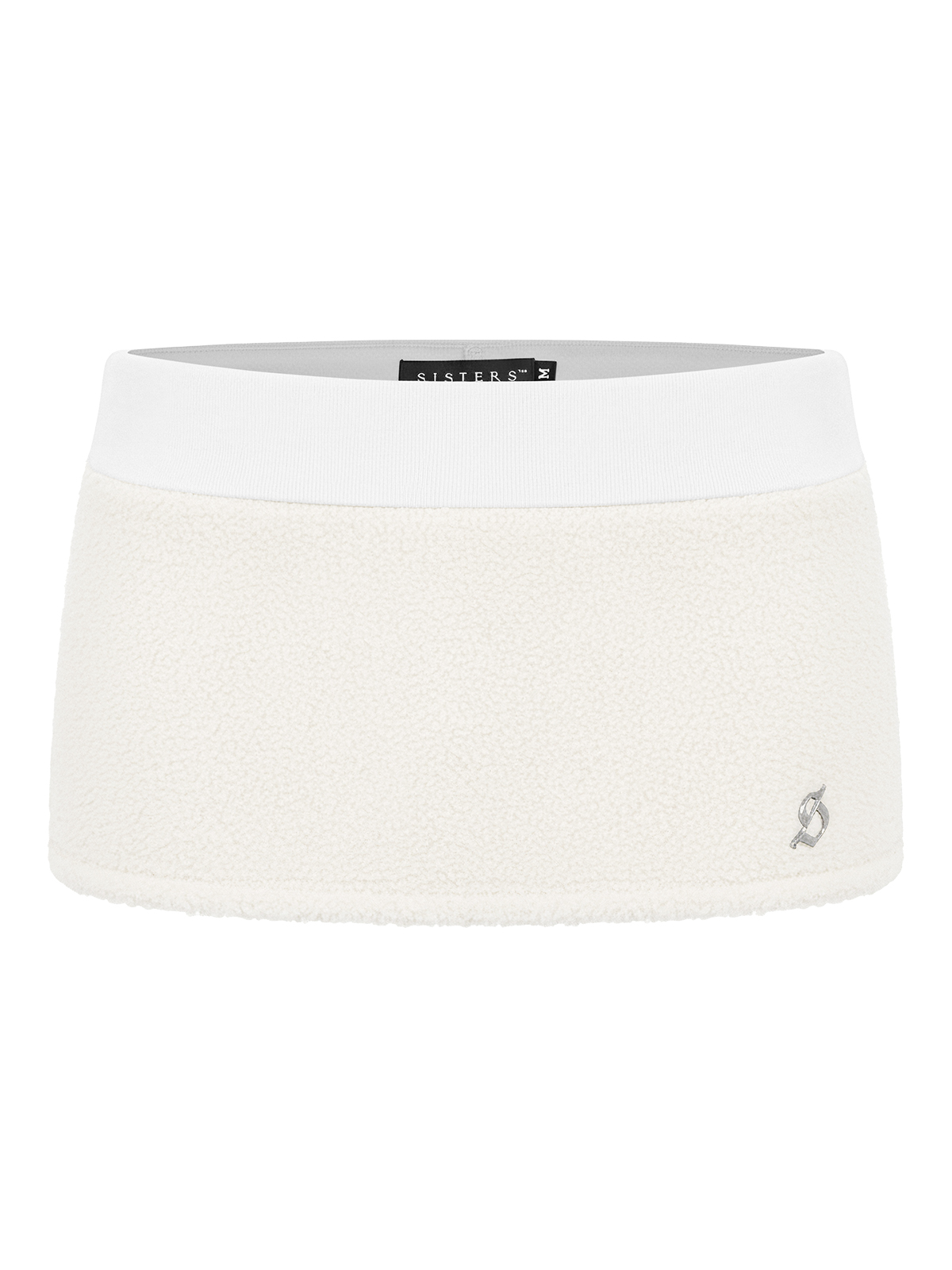 SISTERS Chân váy phối lông cừu Sugarplum - Trắng
