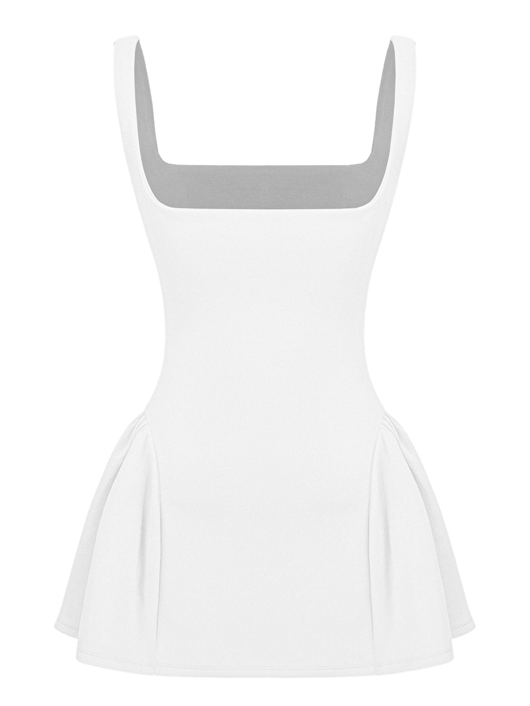 BRETH Heather Dress - Trắng