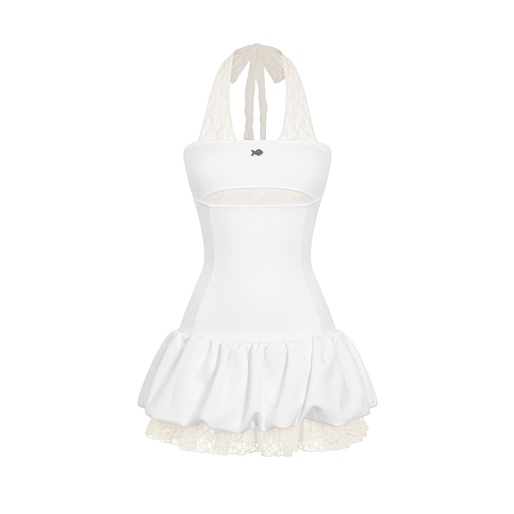 DKMV Piper Dress - Trắng