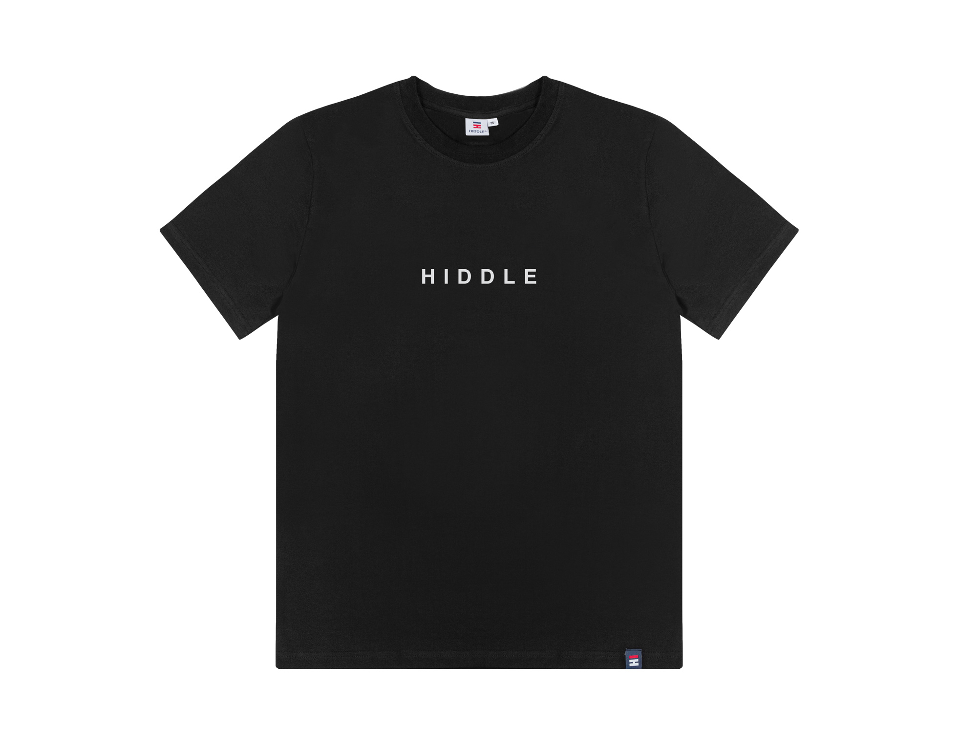 H01-T5 Áo thun nam cổ tròn cao cấp HI BW Đen