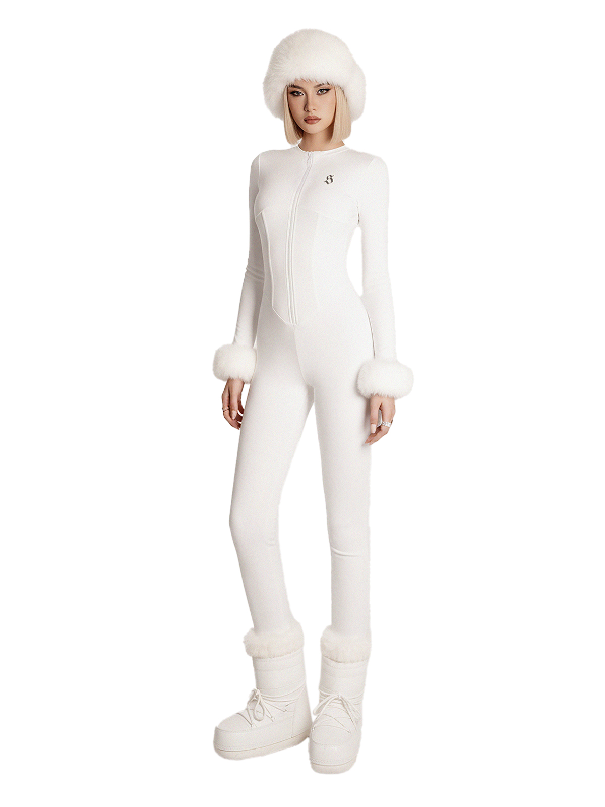 SISTERS Jump quần dài cao cổ Flurry - Trắng