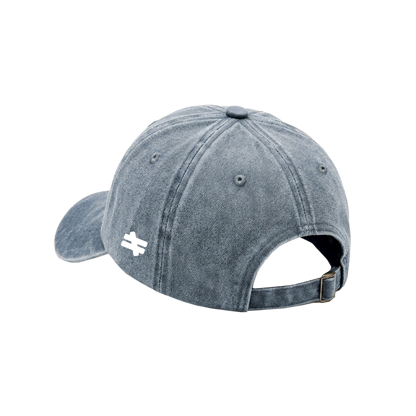 Nón lưỡi trai xám wash Washed Cap NULLED N-C2-XN