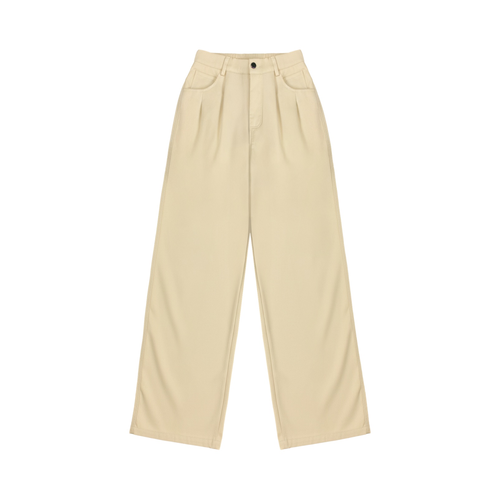 Quần jeans ống suông màu be NULLED N-Q32-B