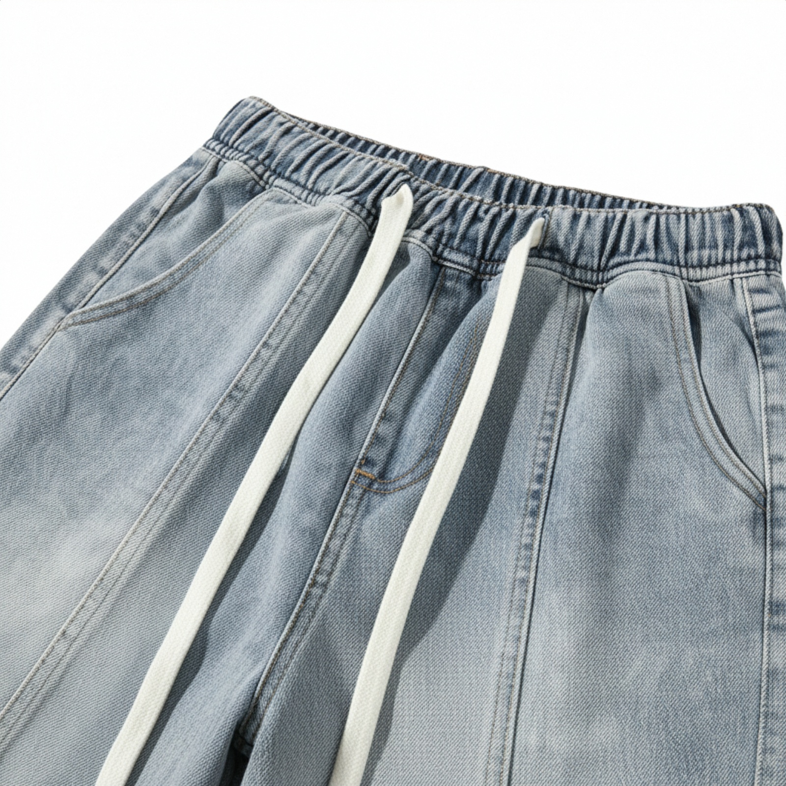 Quần baggy suông xanh nhạt NULLED N-Q25-XN