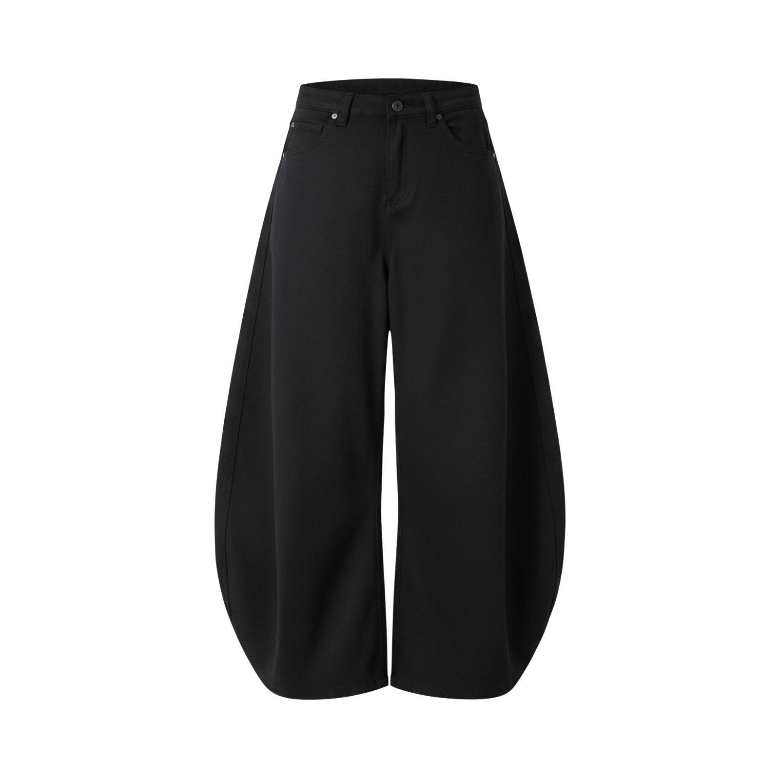 Quần jeans suông dáng bí màu đen NULLED N-Q28-D