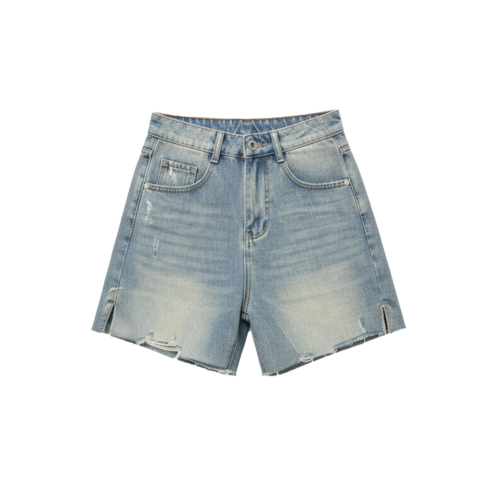 Quần bò lửng nữ màu xanh nhạt NULLED N-QS12-XN