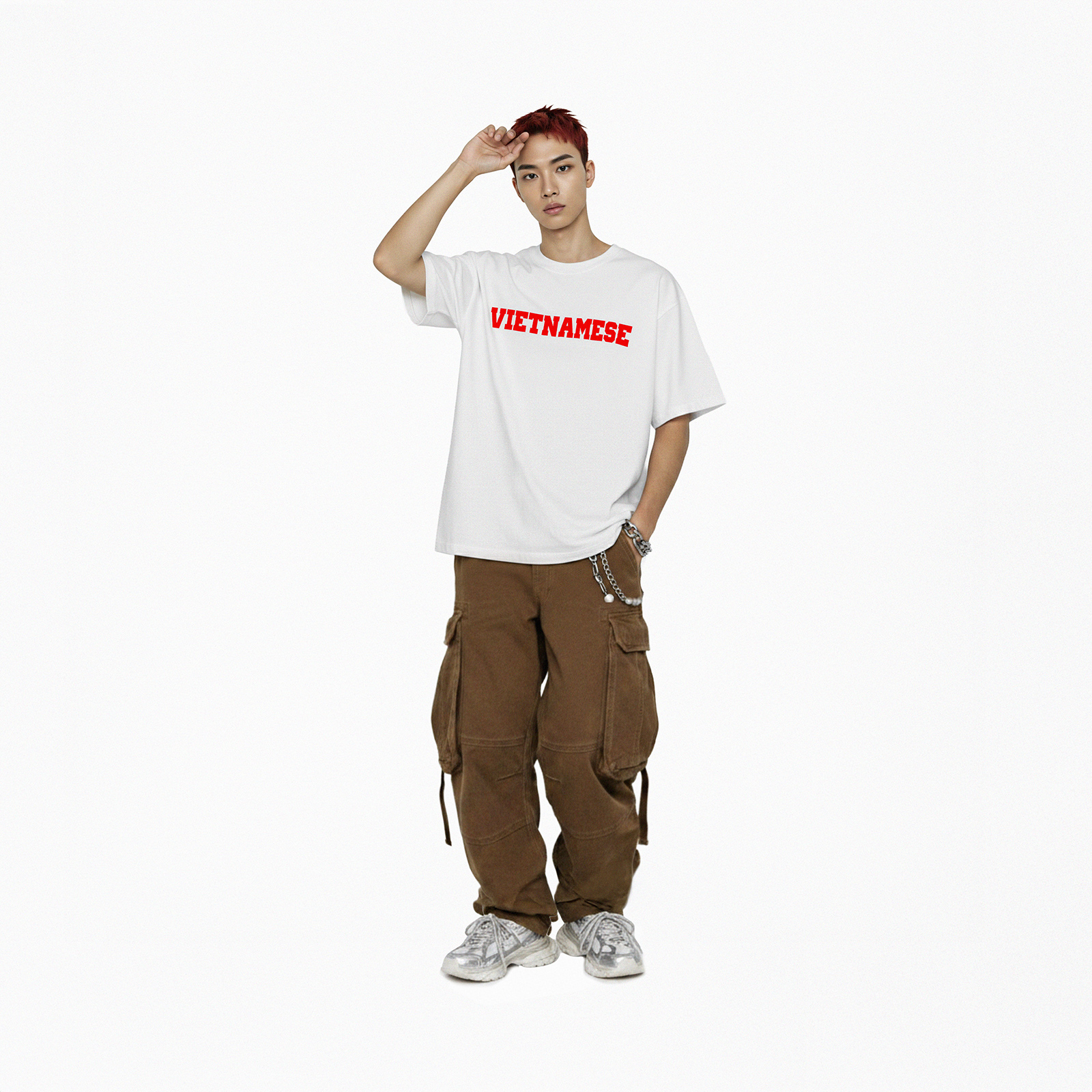 Áo thun tối giản NULLED Vietnamese Tee N-T22-T