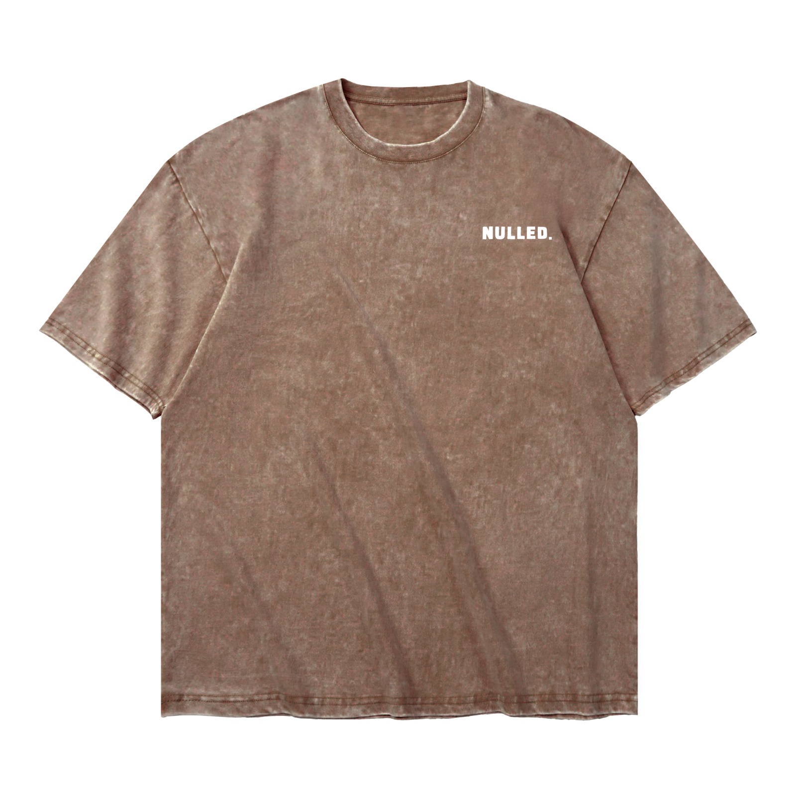 Áo thun loang màu nâu NULLED N-T30-N
