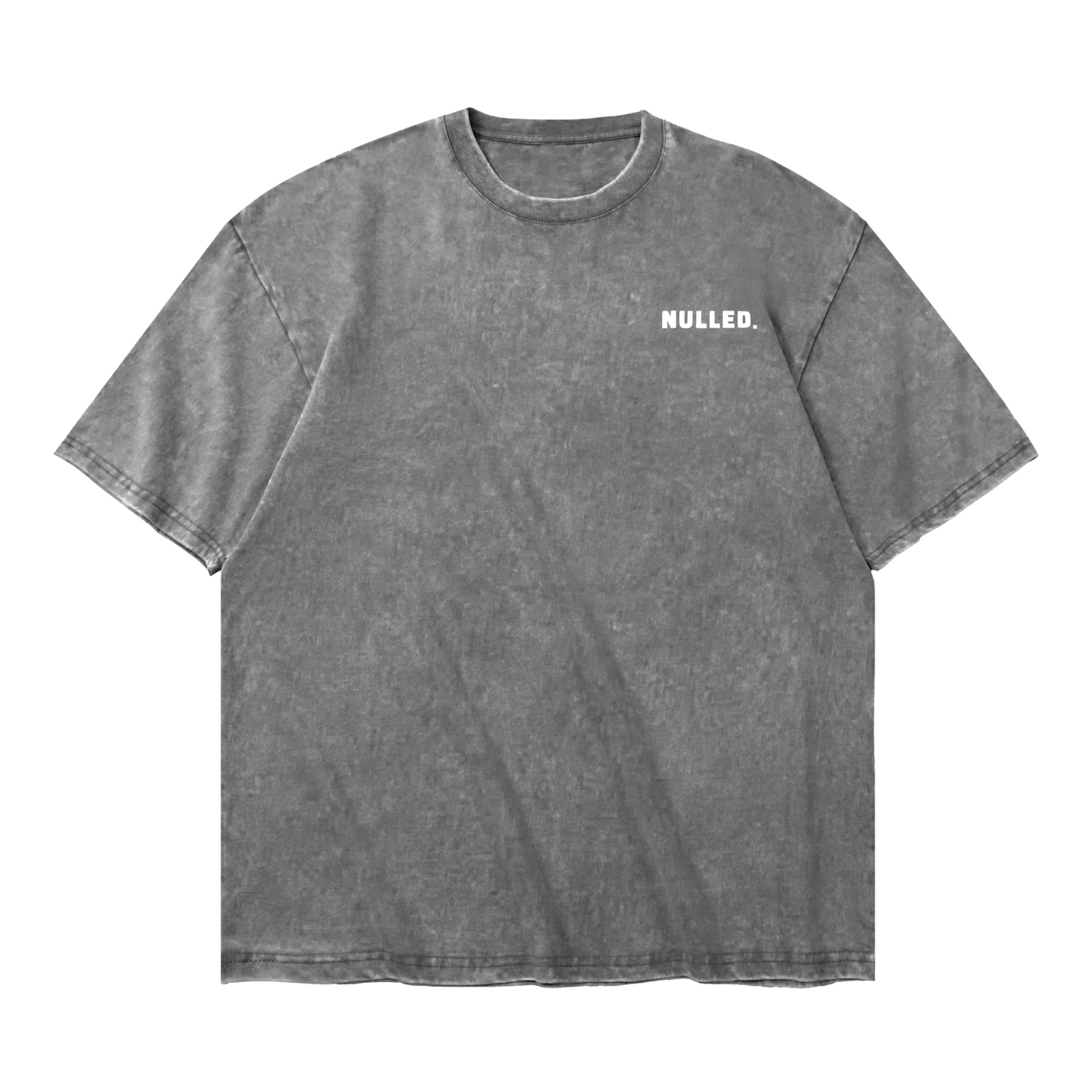 Áo thun wash xám NULLED N-T30-X