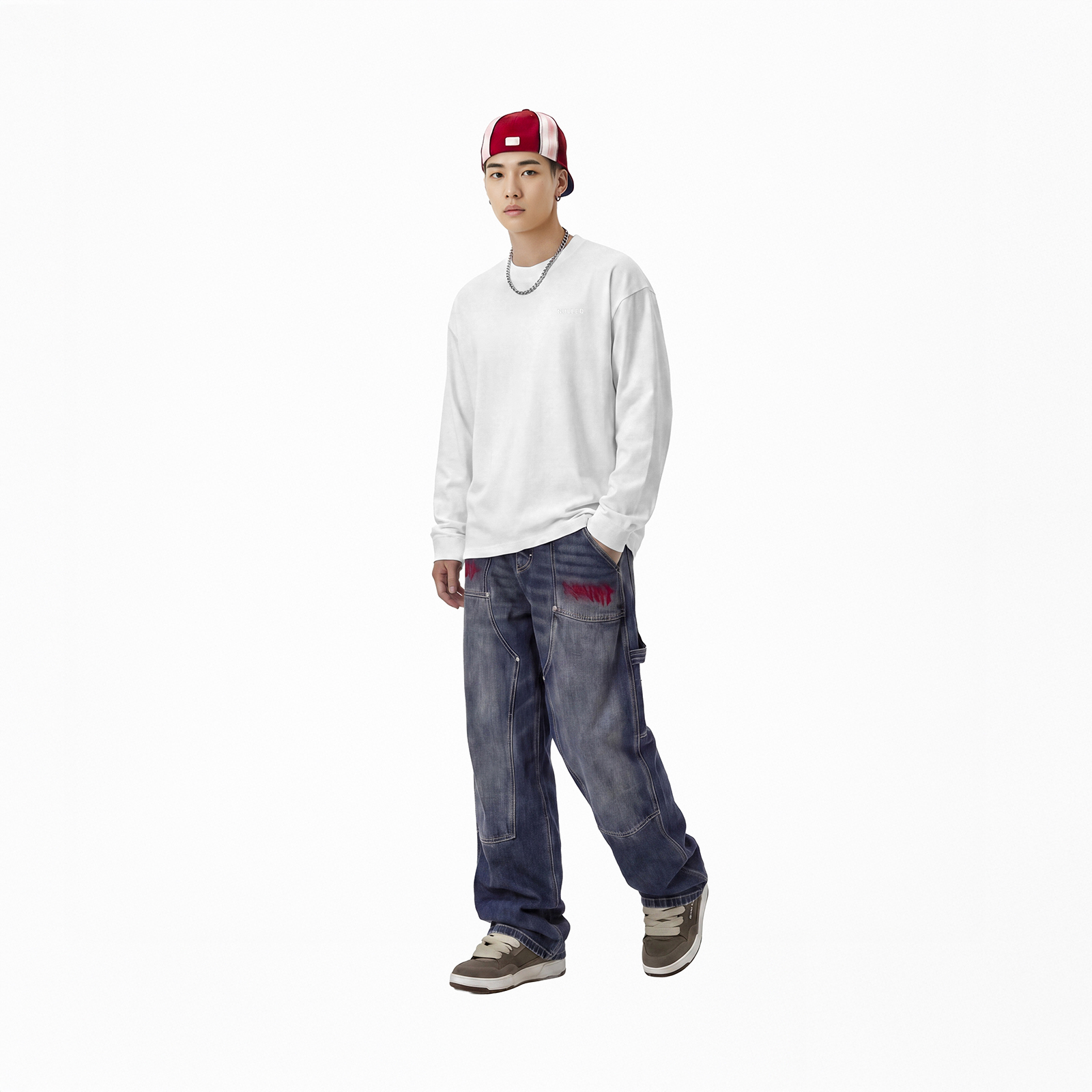 Áo thun dài tay nam nữ Regular Long sleeve Tee N-T31-T