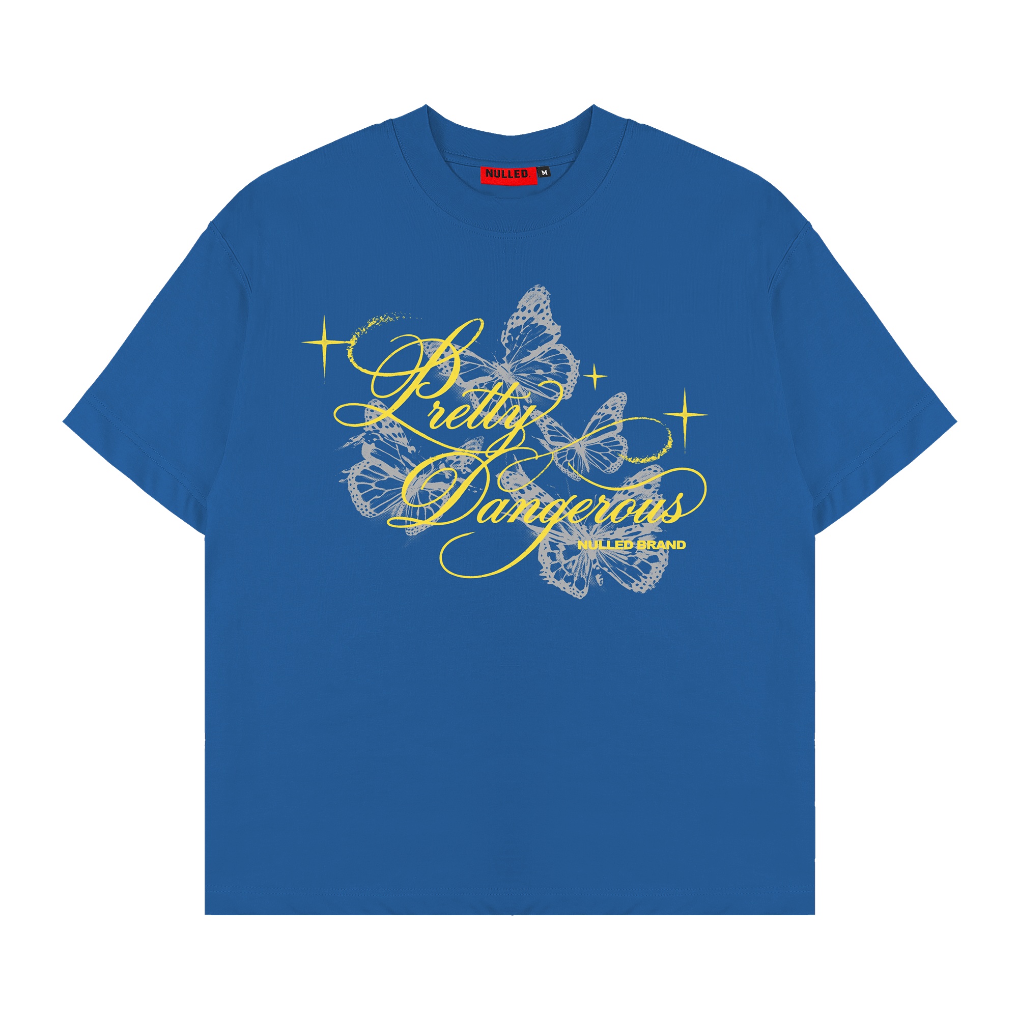 Áo thun NULLED in hình graphic màu xanh coban Pretty Dangerous Tee N-T312-00-CB