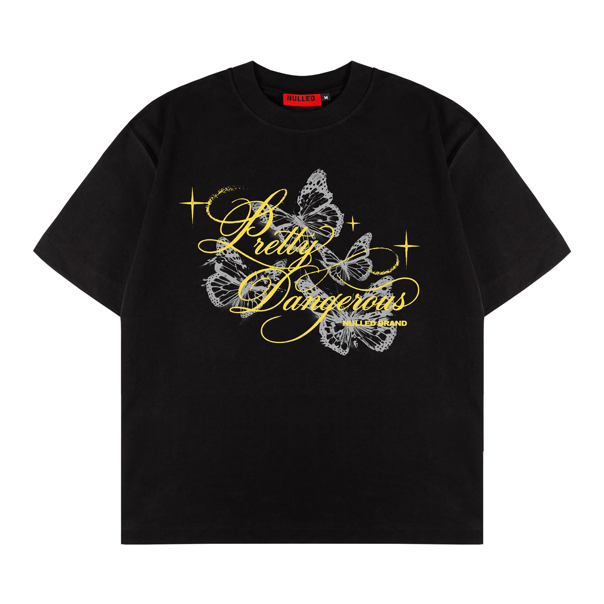 Áo thun NULLED in hình graphic màu đen Pretty Dangerous Tee N-T312-00-D