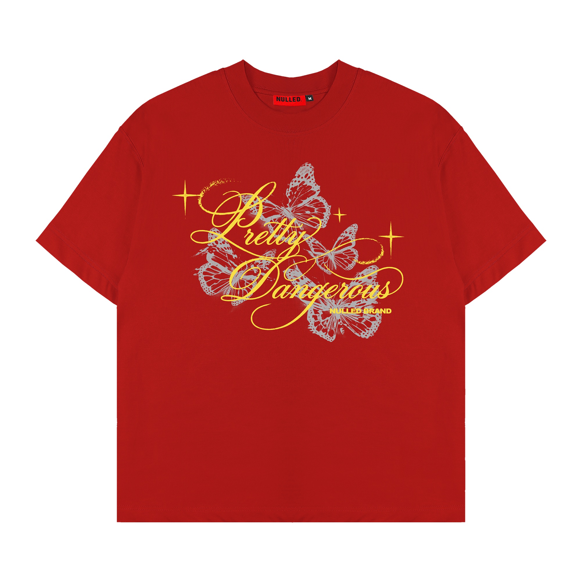 Áo thun NULLED in hình graphic màu đỏ Pretty Dangerous Tee N-T312-00-DO