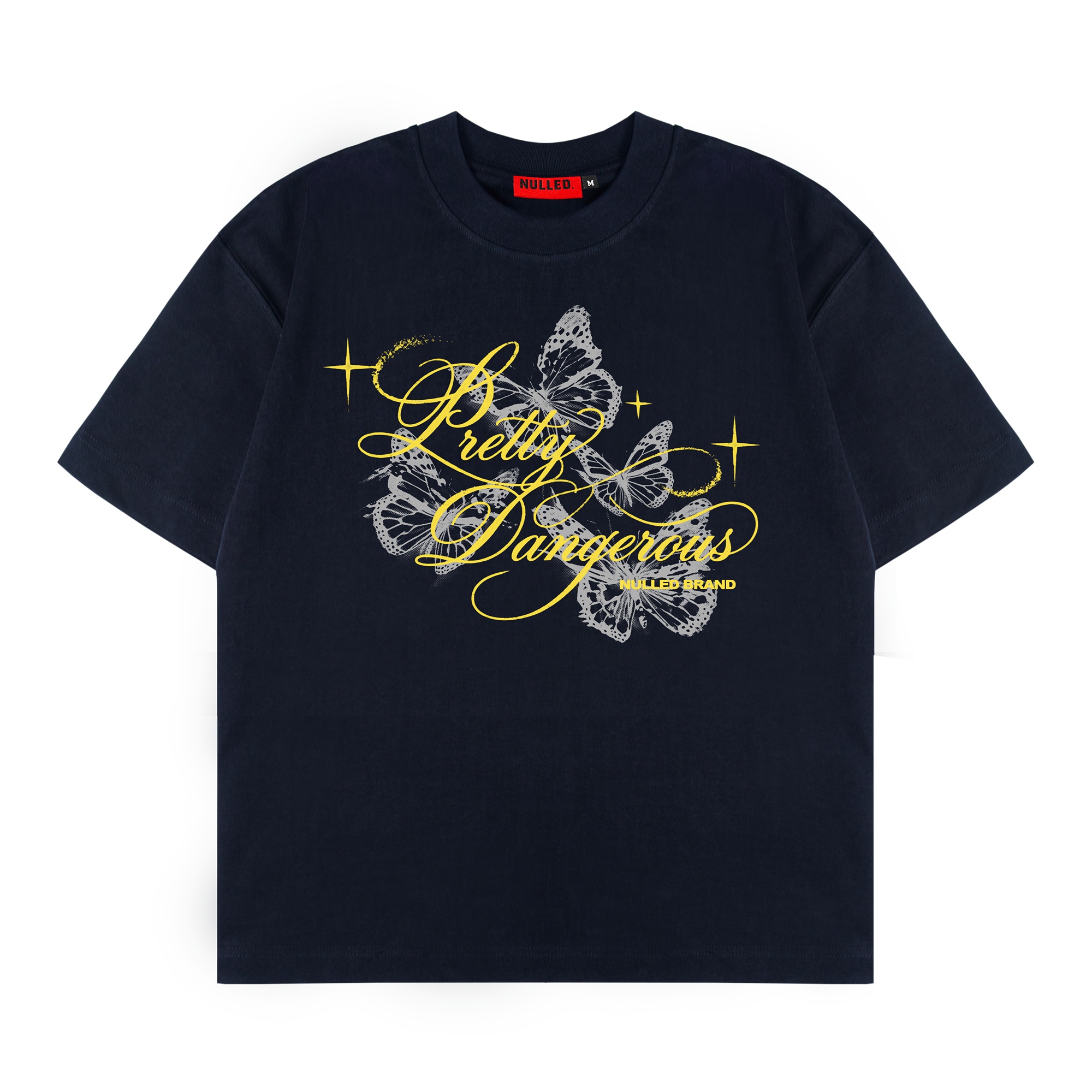 Áo thun NULLED in hình graphic màu xanh navy Pretty Dangerous Tee N-T312-00-NA