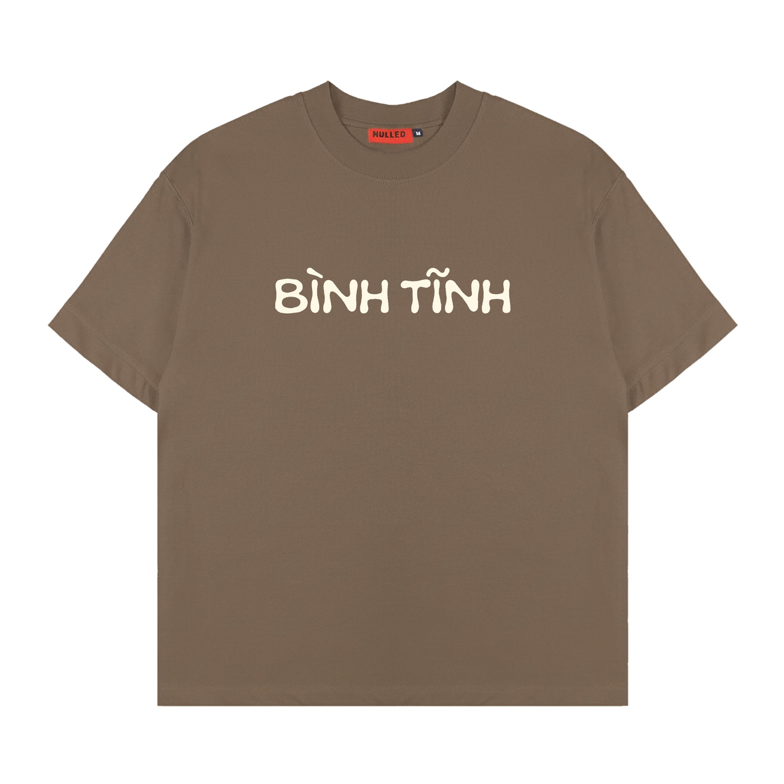Áo thun NULLED Bình Tĩnh form boxy N-T316-00-N