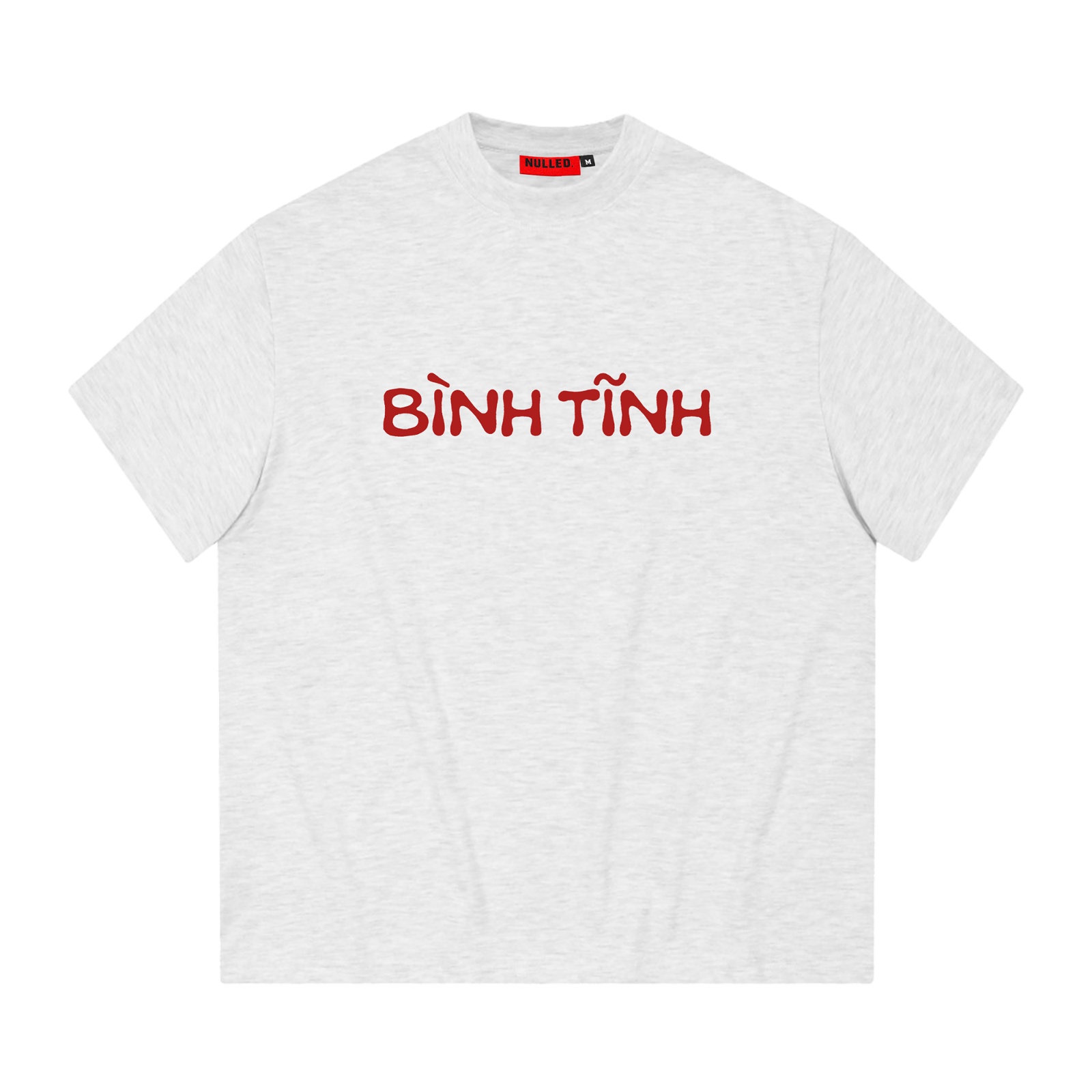 Áo thun NULLED Bình Tĩnh form boxy N-T316-00-X