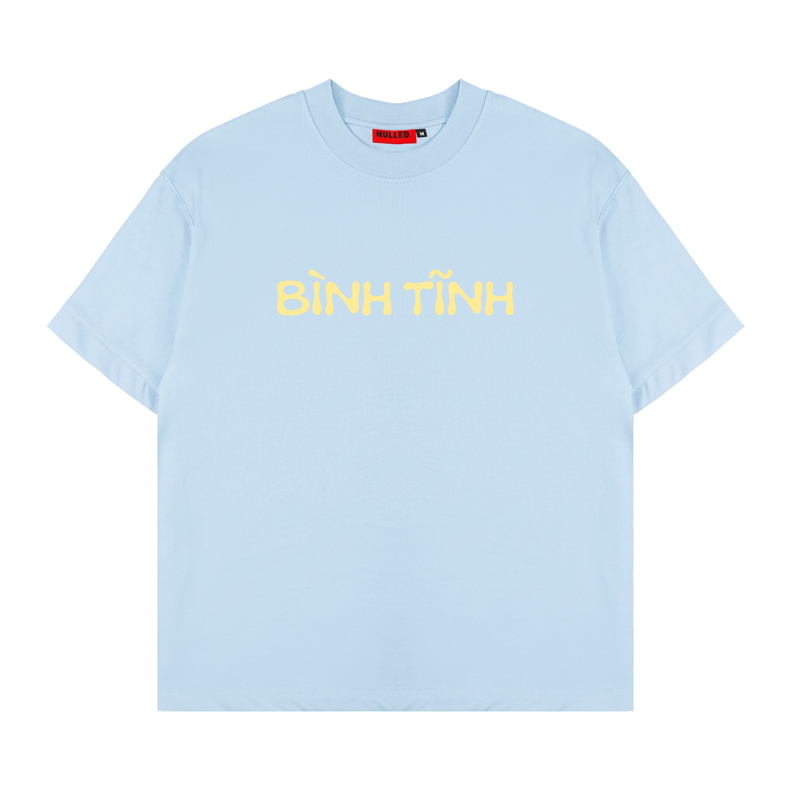 Áo thun NULLED Bình Tĩnh form boxy N-T316-00-XB