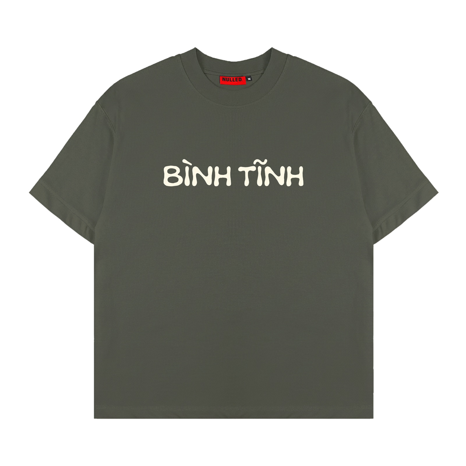 Áo thun NULLED Bình Tĩnh form boxy N-T316-00-XC