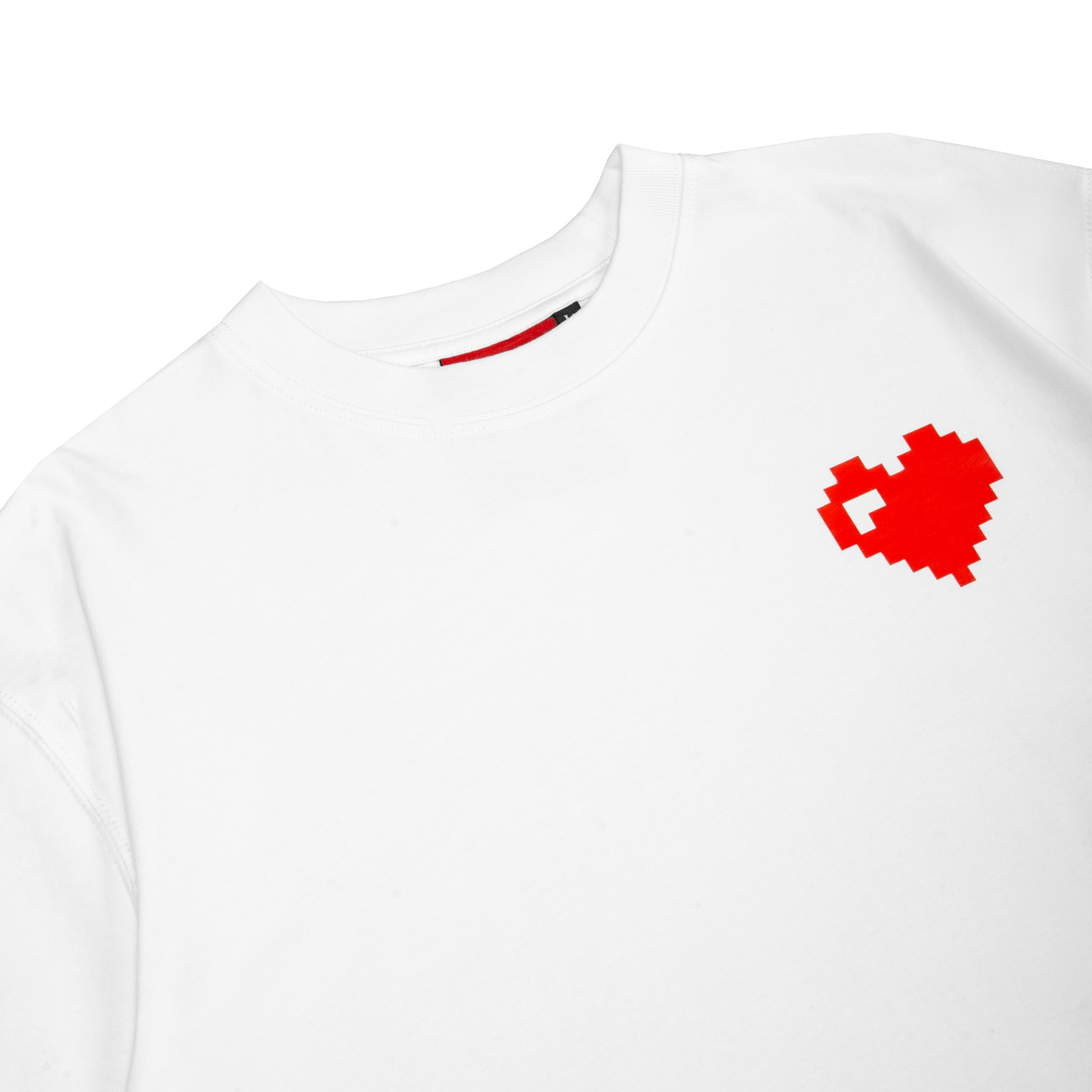 Áo thun in trái tim Red Heart Tee NULLED N-T33-T